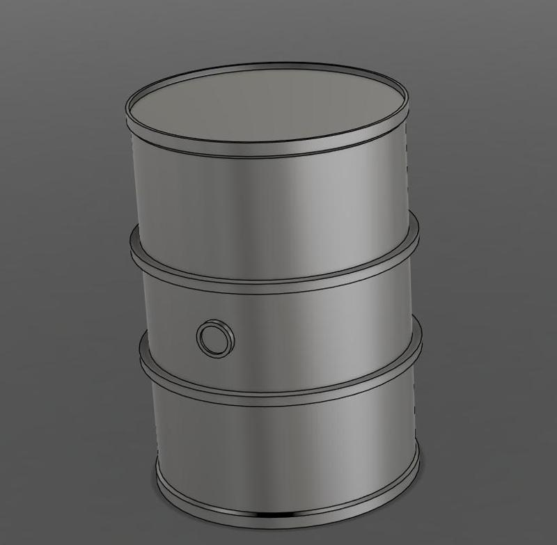 200l barrel 1/14 1/16