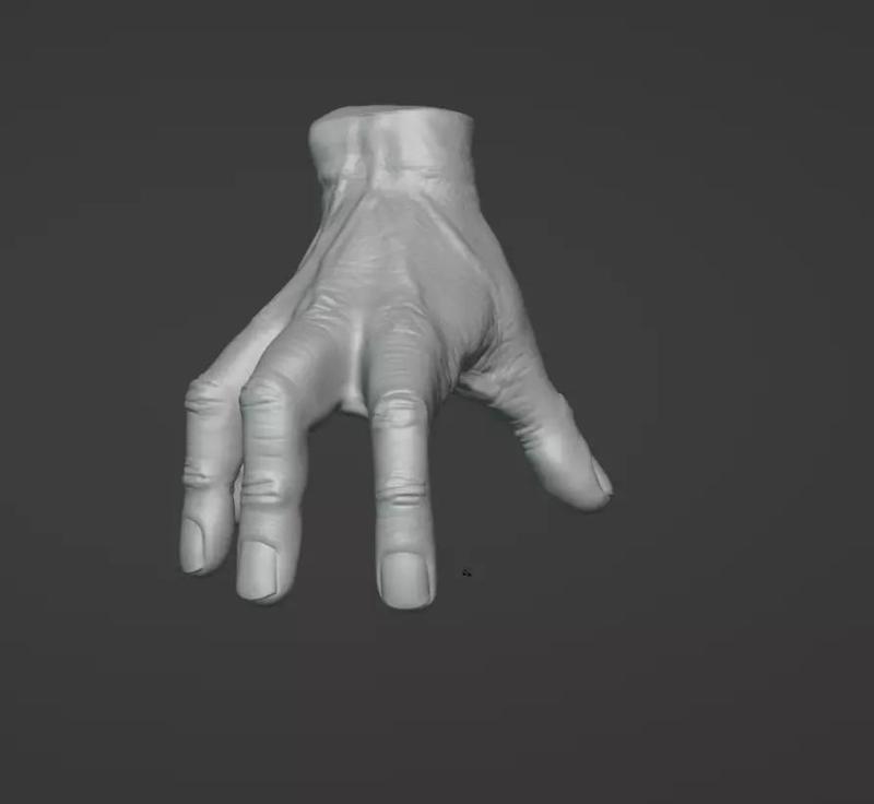 THE THING THE HAND WEDNESDAY STL MODEL FOR 3D PRINT PRINTING