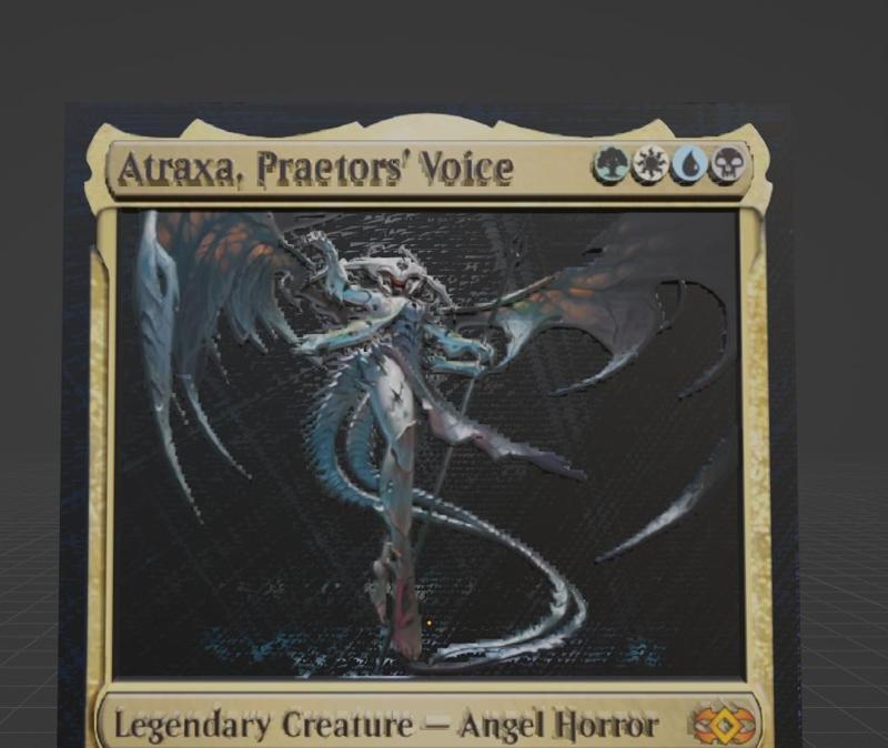 MTG Atraxa 3D Card