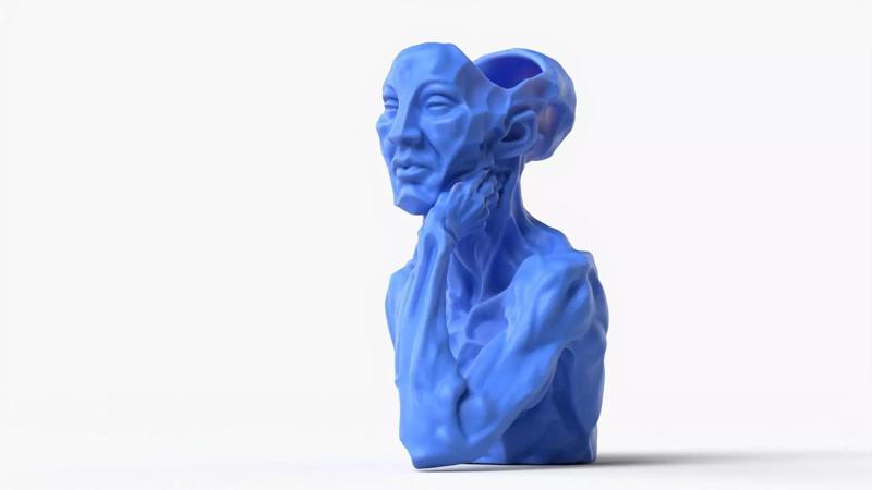 Abstract Female Pot Sculpture