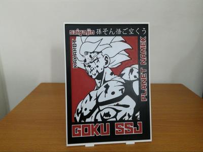 Goku SSJ Hueforge