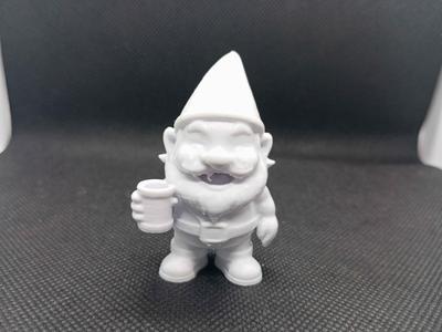 Garden Gnome Holding a Cup Dwarf Figurine Figure