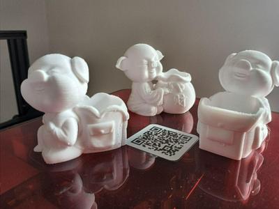 Kit Vase Pig Buda Fortune