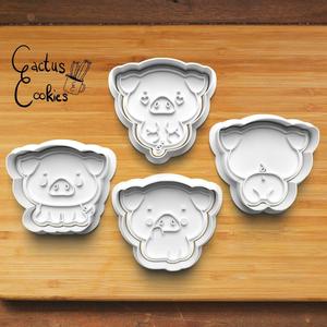 Sweet Pig Cookie Cutter set 0559