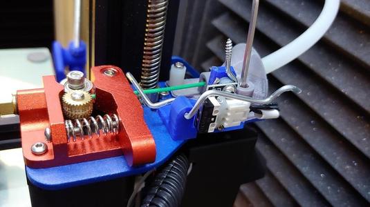 Filament Sensor Hacked and Guide Funnel for Tronxy XY.