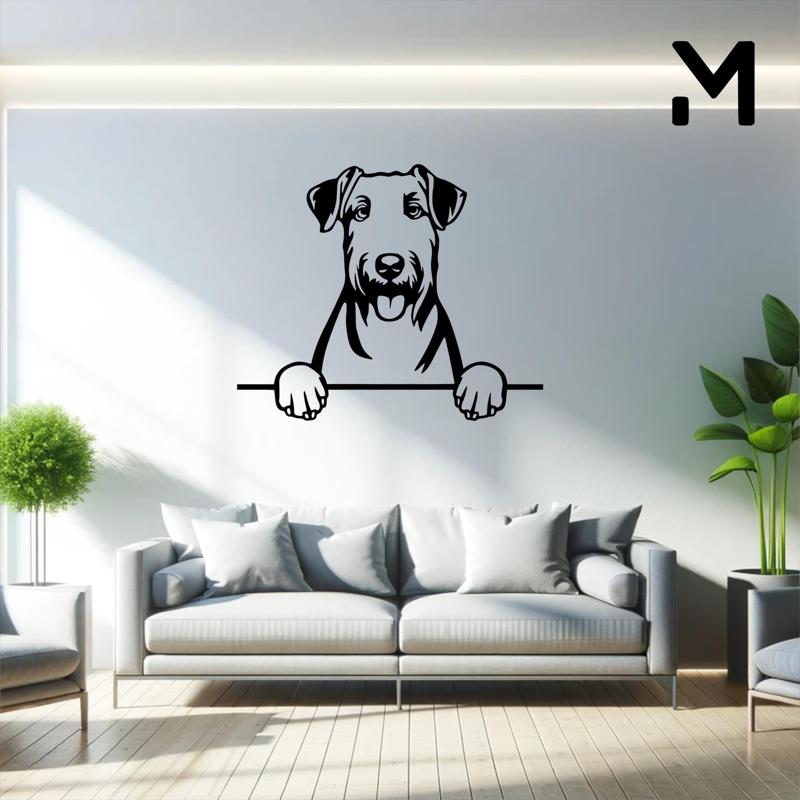 Wall silhouette - Erdel terrier