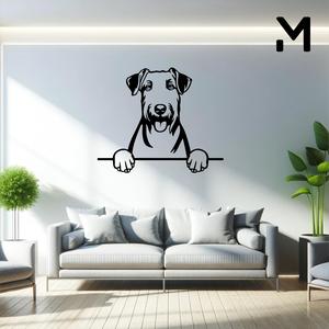 Wall silhouette - Erdel terrier