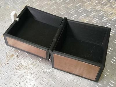 Minecraft Chest Single and Double - no magnets or lid supports