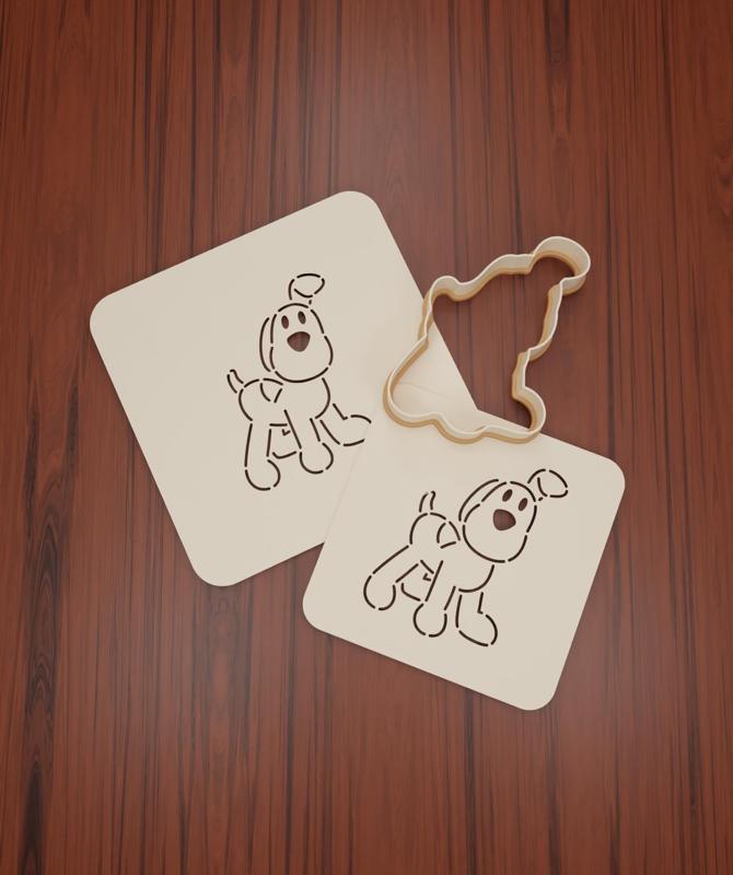 Stencil Pocoyo "Lula #1" 8 cm