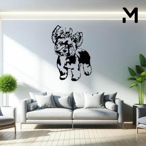 Wall silhouette - Yorkshire terrier - Body