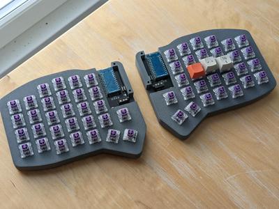 Kimiko split keyboard case