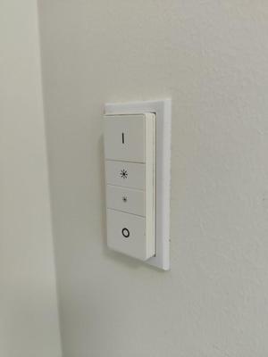 Old style Phlips Hue dimmer wall mount plate