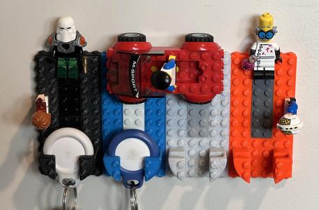 LEGO compatible Airtag Key Holder