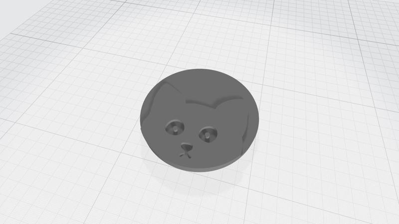 1 euro - cat shopping cart coin