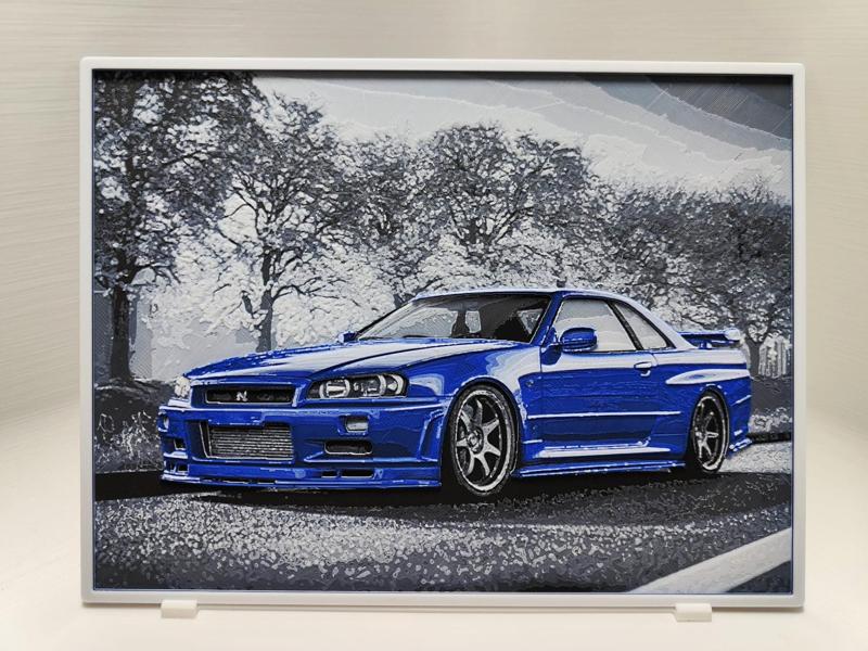 Nissan Skyline GT-R R34 - Hueforge