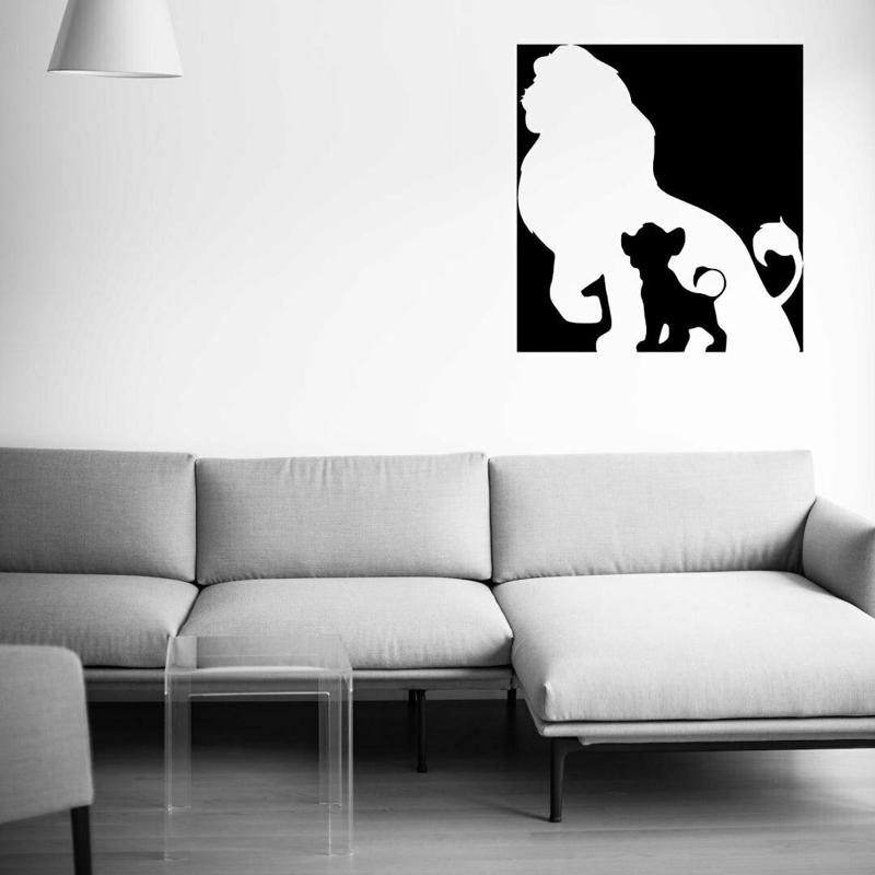 KING LION 2 WALL DECORATION