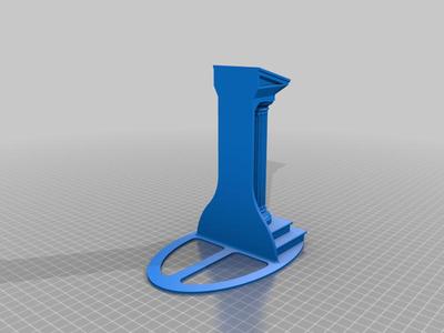 Marble column bookend