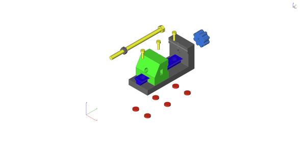 Magnetic Mini Vise (Magnetischer mini Schraubstock)