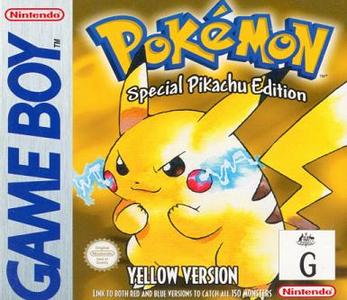 LITHOPHANE Cover Pokemon Pikachu Edition Gameboy Nintendo
