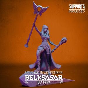 Battle Priestess 3D print model