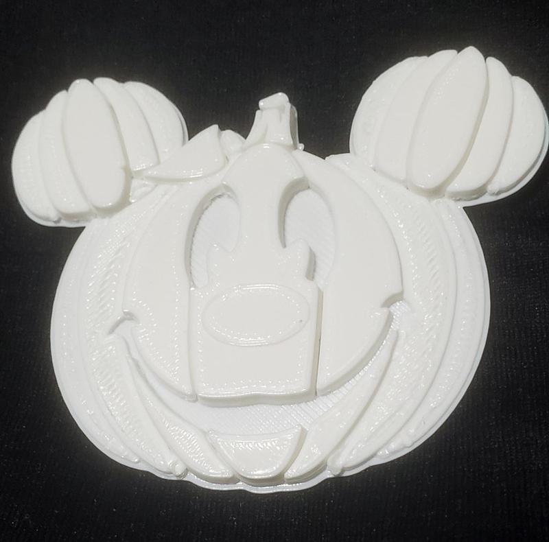 Mickey Pumpkin Jack-o-Lantern