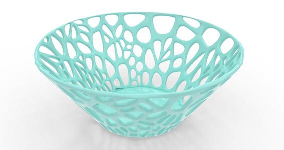 Voronoi Style Vase