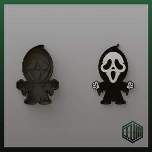 KEYCHAIN + COOKIE CUTTER PACK GHOSTFACE - HALLOWEEN 2K23