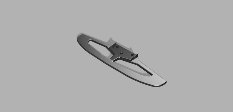 BMT 984 1/8 Small front bumper for body clearance