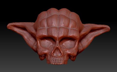 Yoda skull