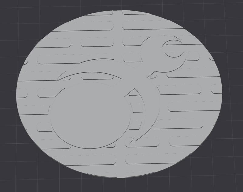 God of Excess industrial topper for 100mm base