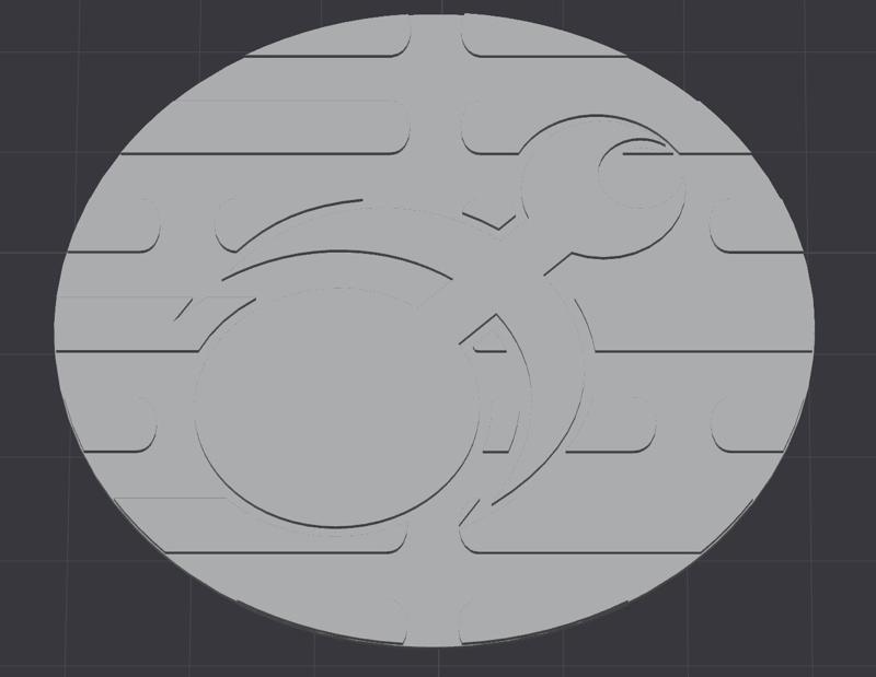 God of Excess industrial topper for 65mm/60mm base