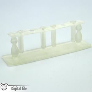 1:12 miniature Chemistry Test tubes with stand