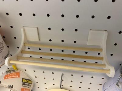 Pegboard Tape Holder (non-US pegboard)