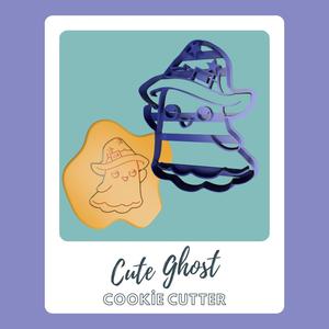 Cute Ghost Wizard Cookie Cutter