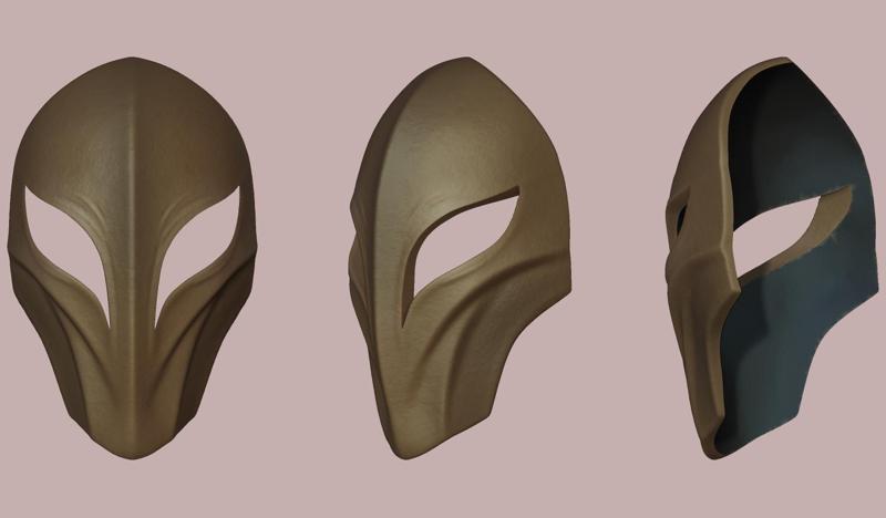 Dark Cosmic Jhin Mask - League Of Legends - LOL - Wild Rift - TFT helmet
