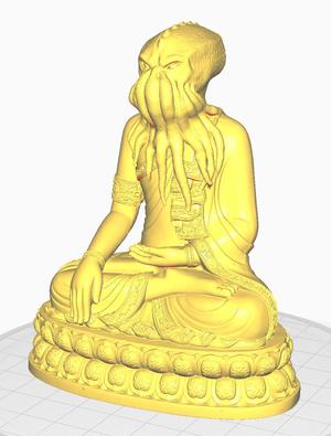 Cthuddha (Cthulhu Buddha)