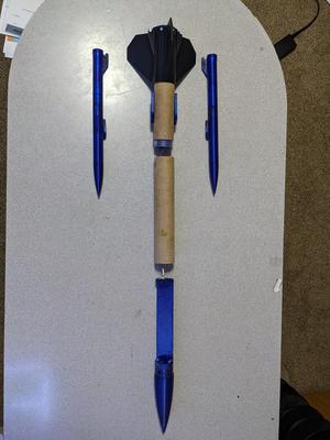 Model Rocket with Boosters