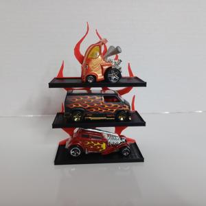 Hot Wheels Diecast Shelf Display Stand Matchbox 1/64 Scale 1:64 One Piece Print in Place No Supports