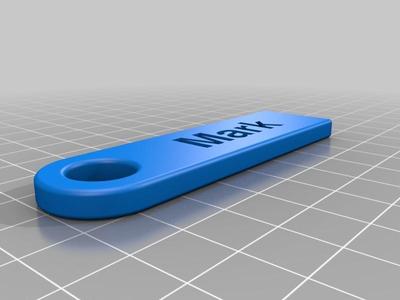Mark Key Chain