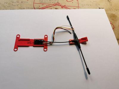 TBS nano receiver Floss 3 mount