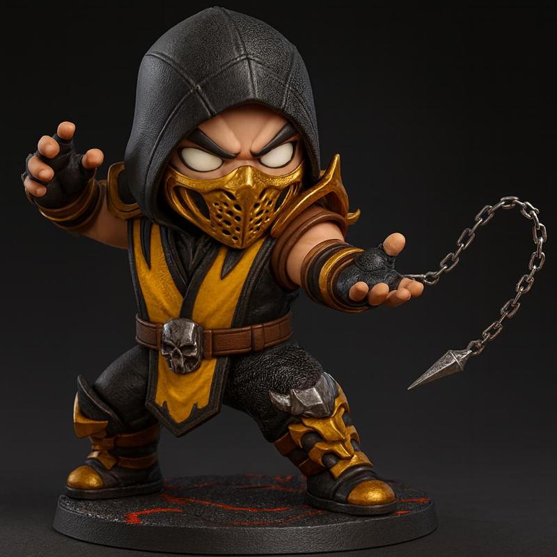 Scorpion - Mortal Kombat 3D Print