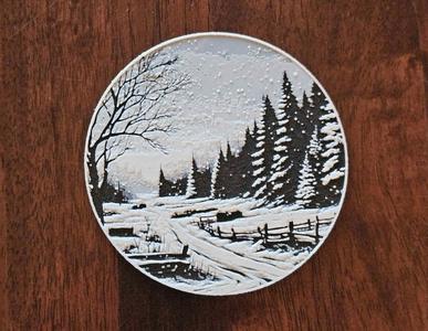 Winter Road Decor