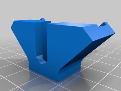 My Customized Adjustable Glass Bed Bracket for FlashForge Creator Pro etc