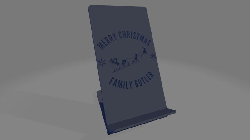 Butler Family Christmas Phone Stand – The Perfect Holiday Gift!