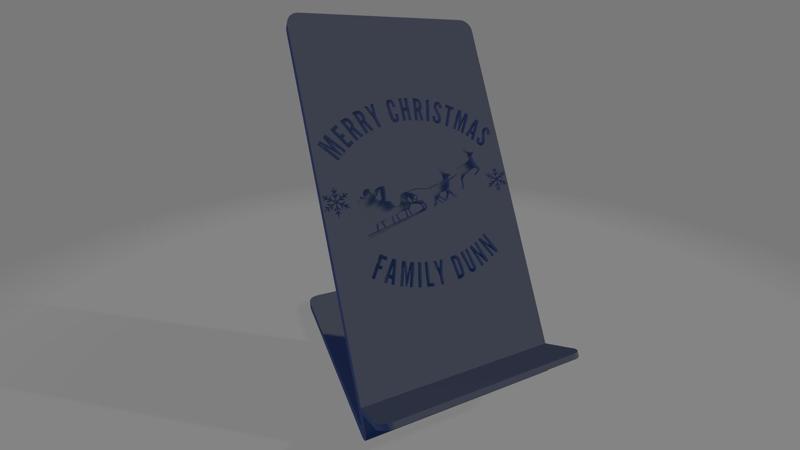 Dunn Family Christmas Phone Stand – The Perfect Holiday Gift!