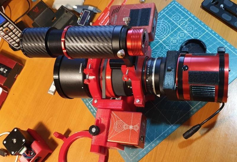 Samyang 135mm f/2.0 ED and 85mm f/1.5 UMC VDSLR for astronomy with  EAF