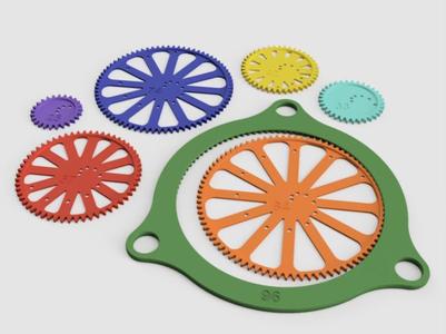 Simple Spirograph Set