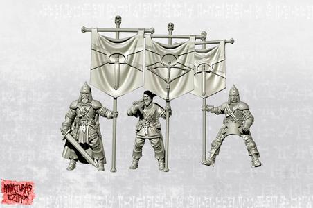 REINHARDT'S BANNERMEN WITH SYMBOLS