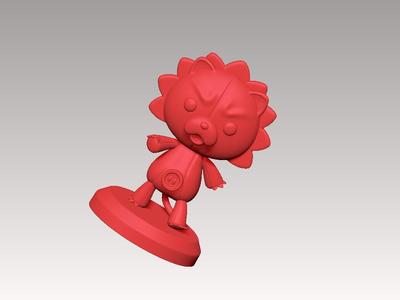 Bleach Ichigo Kon chibi for 3d print
