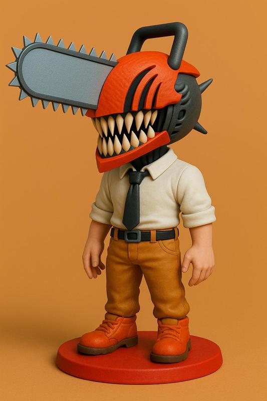 Chainsaw Head Chibi Denji